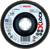 Изображение Шлифкруг лепестковый Bosch X-Lock X571 Best for Metal 125 мм G120 2608621770